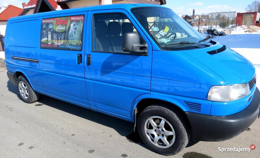 VW T4 25TDI 102 6 osób Klimatyzacja LONG mixt HA Samochody dostawcze Ścinawa