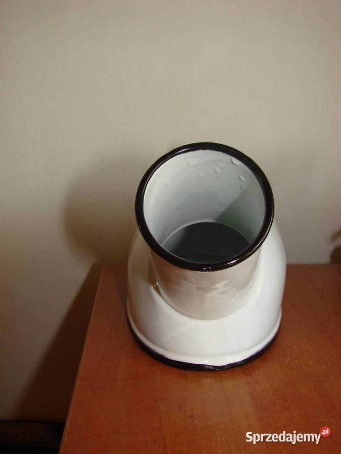 Olkusz emaliowana kaczka szpitalna PRL