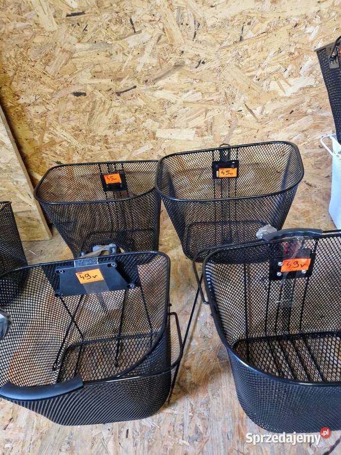 METALOWY DUŻY KOSZ ROWEROWY NA KIEROWNICĘ NA Głogowa