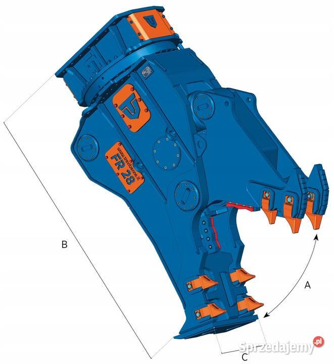 Obrotowa szczęka krusząca Trevi Benne FR 28 3200 Katowice