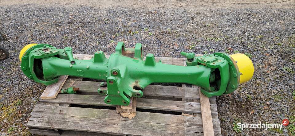 Przedni most John Deere 6215 R zwolnice piasty Szprotawa sprzedam