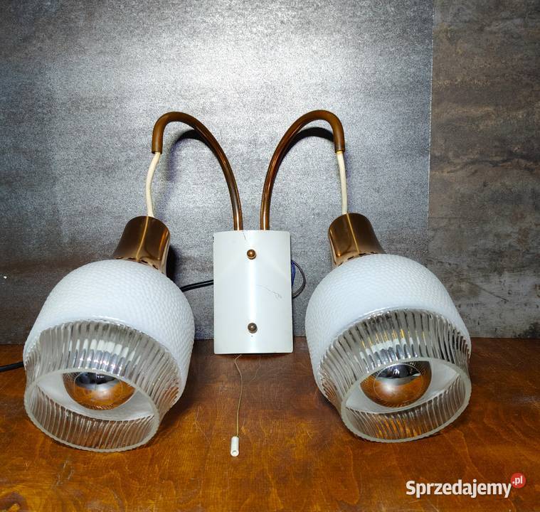 Kinkiet lampa MidCentury vintage Kinkiety Kalisz