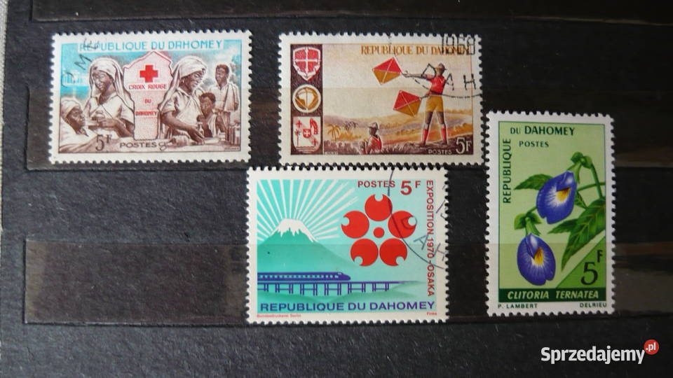 Znaczki Królestwo Dahomej Myszków