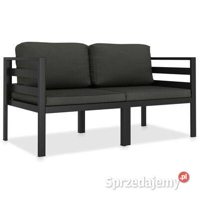 vidaXL 2częściowa sofa z poduszkami aluminium Zestawy mebli ogrodowych mazowieckie Warszawa