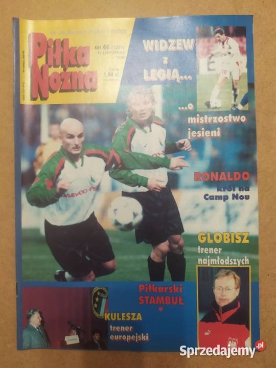 Tygodnik Piłka Nożna rocznik 1996 kompletny łódzkie sprzedam
