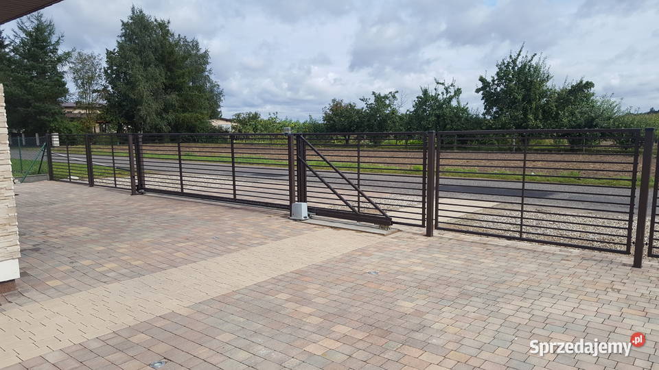 Brama przesuwna 400x150 ogrodzenia bramy Kalisz