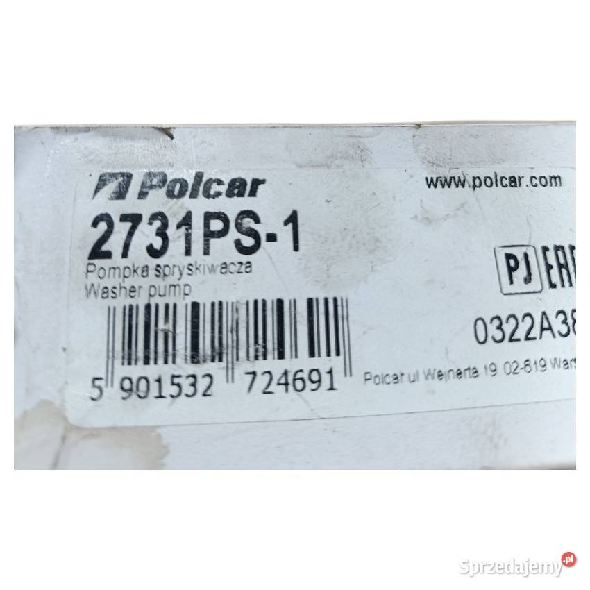 Pompka spryskiwacza szyb uniwersalna 12V 27311 osobowe