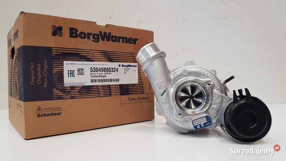 Nowa turbosprężarka BorgWarner KKK 53049880324 Siedlce