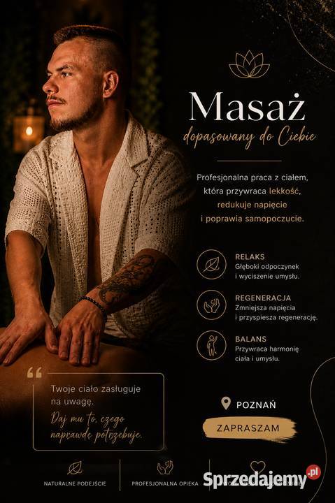 Relaksujący masaż Poznań wielkopolskie zdrowie