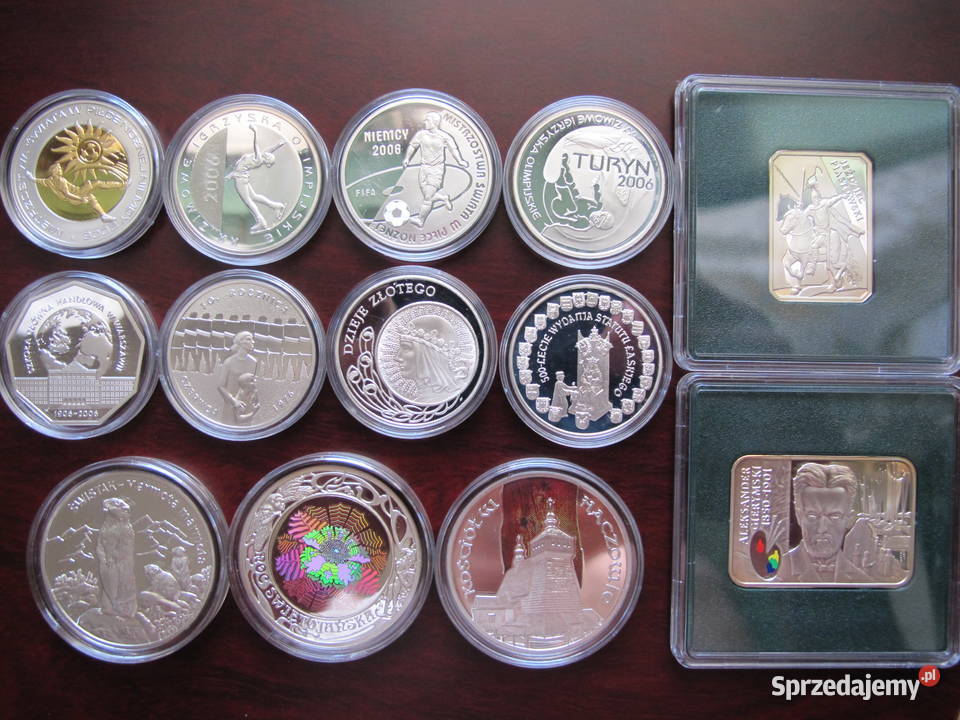 Monety srebrne kolekcjonerskie / kompletny rocznik 2006 NBP