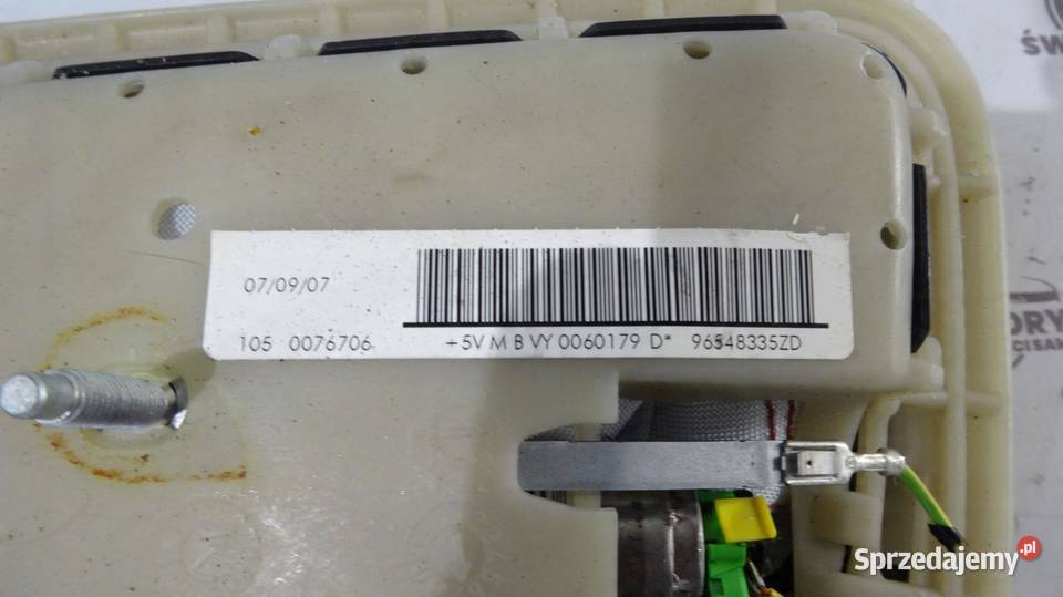 PEUGEOT 207 CC I 07r poduszka fotela lewa Motoryzacja