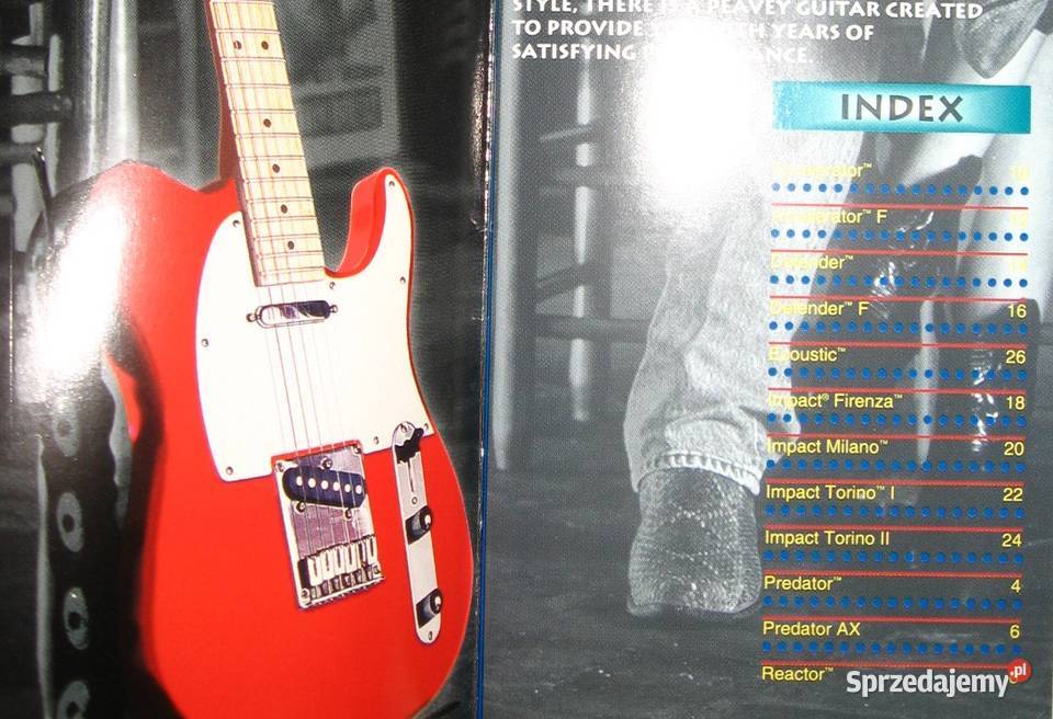 Peavey Guitars katalog gitar