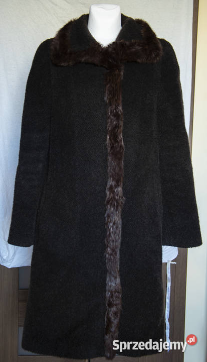 Płaszcz zimowy damski r38 Lady Collection Kurtki i płaszcze pomorskie