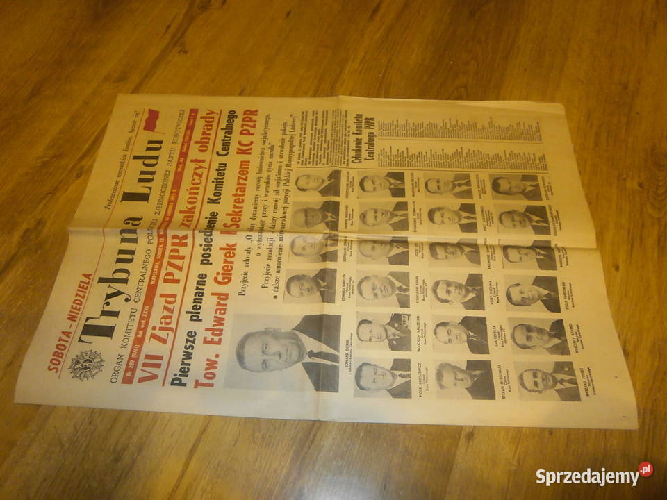 Trybuna Ludu 14 grudnia 1975 VII zjazd PZPR łódzkie