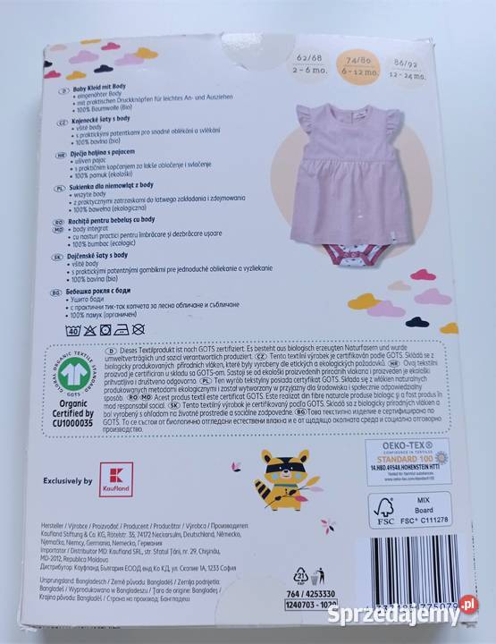Nowe sukienko body Kuniboo 7480 Katowice