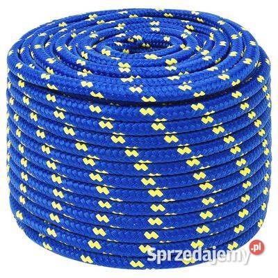 vidaXL Linka żeglarska niebieska 14 mm 100 m Warszawa