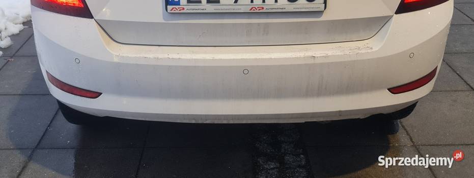 Skoda Fabia 1523 zderzak tylny Bielcandy Biały Łódź