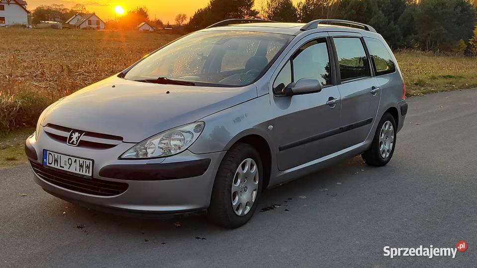 Peugeot 308 SW 14 HDi Klima Elektryka oszczędny poduszka powietrzna Wołów
