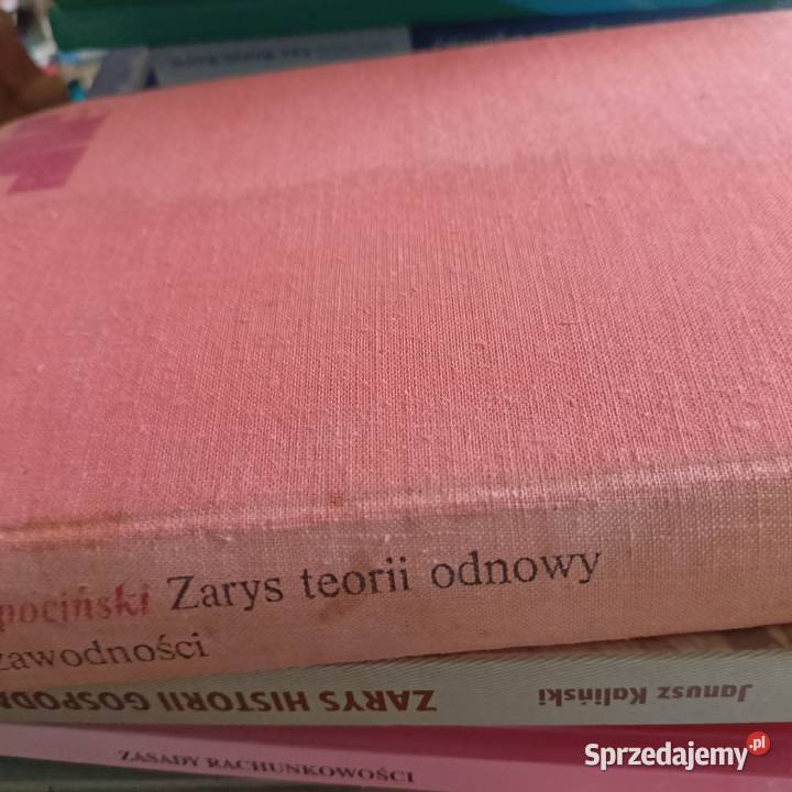 Zarys teorii odnowy i niezawodności książki Gdańsk