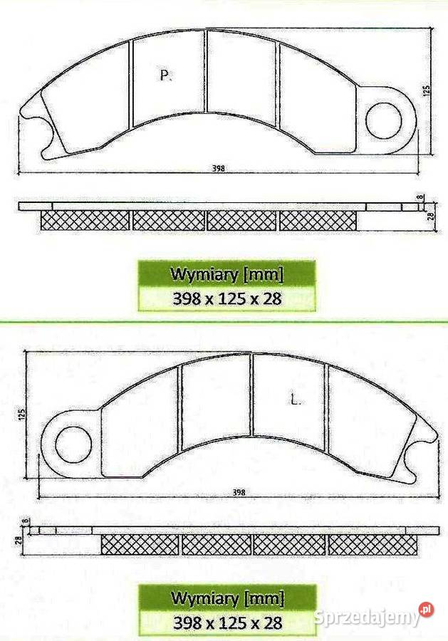 Wkładki wozidło VOLVO