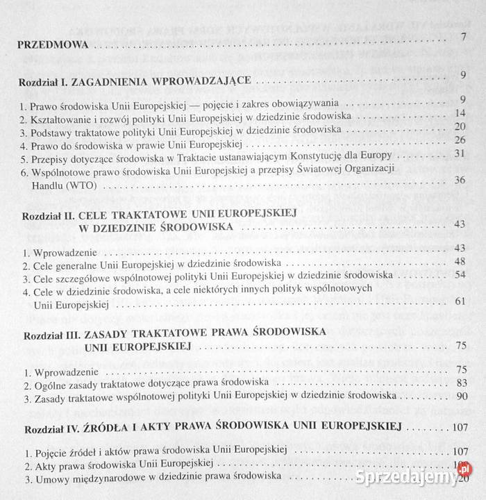 Prawo środowiska Unii Europejskiej Maria Pozostałe lubelskie Chełm