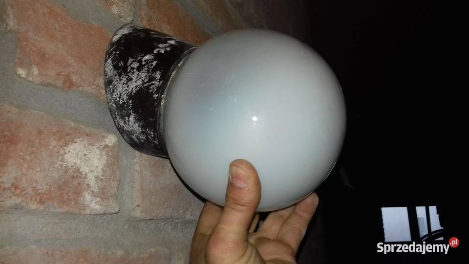 Retro lampa wisząca większe jajeczko lata 60 Motoryzacja Lubań