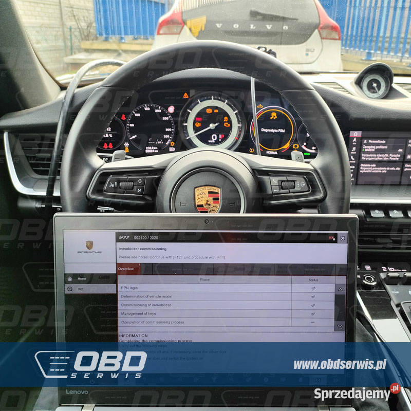 Ochrona komponentu Porsche online PIWIS Poznań wielkopolskie usługi moto