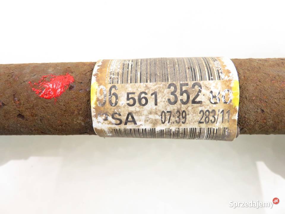 PÓŁOŚ LEWA PRZEDNIA PEUGEOT 308 CC 16 9656135280