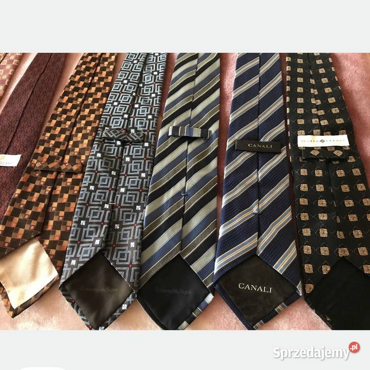 Krawaty jedwabne Charvet Hermes Hugo Boss Calvin Kraków