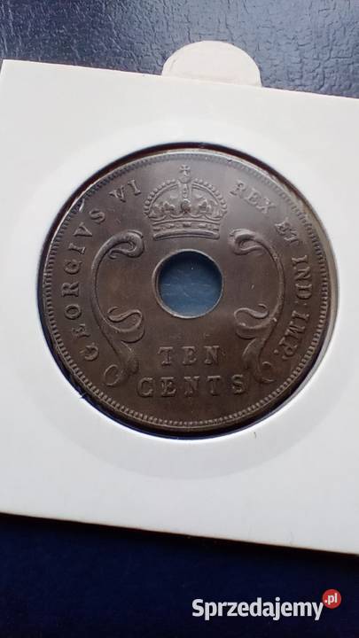 Stare monety 10 cent 1941 Brytyjska Afryka