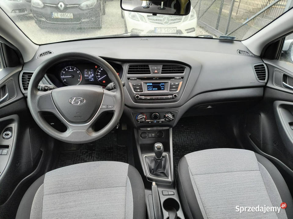 Hyundai i20 Salon bezwypadkowy 70 tGWARANCJA światła do jazdy dziennej Bydgoszcz sprzedam