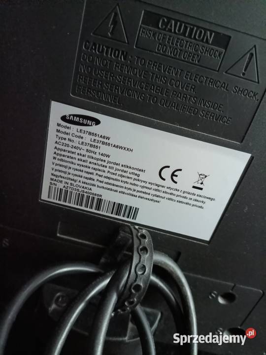 Telewizor Samsung 37 LE37B551A6W Busko-Zdrój