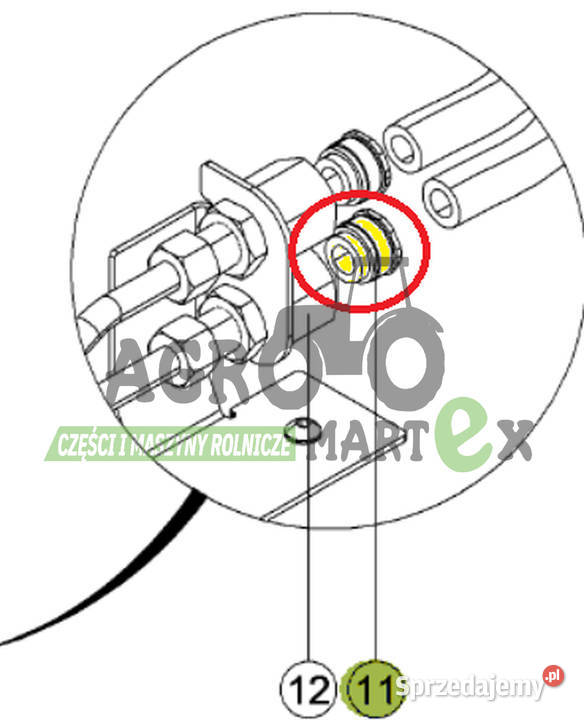 7700079653 77 0007 965 3 WKŁAD CLAAS Części zamienne dolnośląskie Wichrów