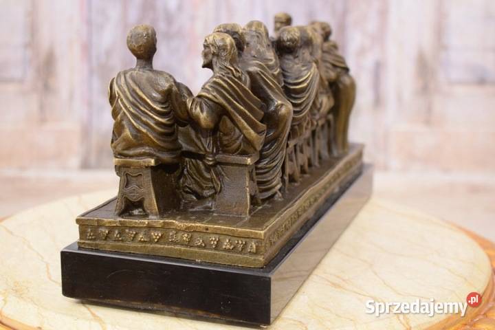 OSTATNIA WIECZERZA Scena z Biblii Figura z Brazu Rzeźby i figury Kraków