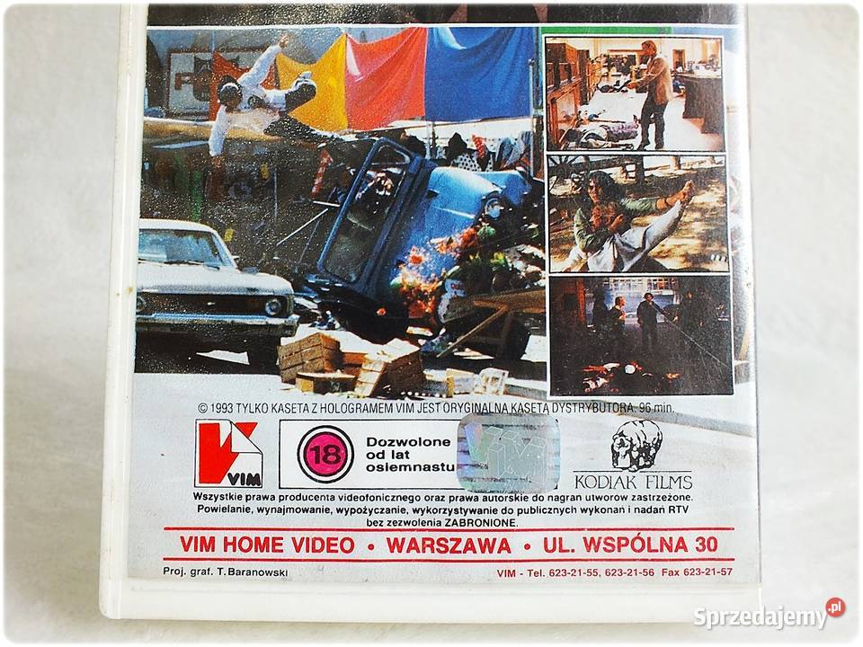 Kaseta VHS Pogranicze Prawa Film na Video sprzedam