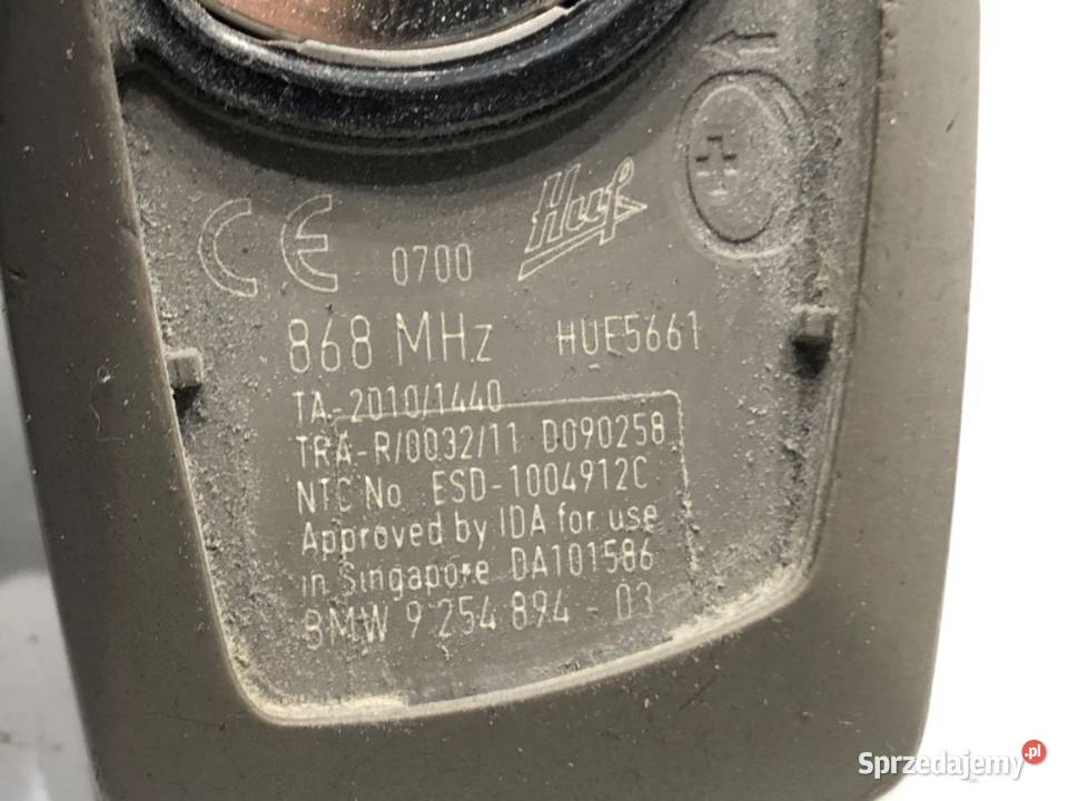 KLUCZYK BMW F31 9254894 1219 PILOT IMMOBILISERA osobowe Zamki, wkładki i kluczyki