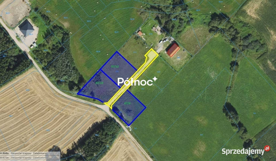 Działka budowlane MPZP niedaleko plaży Ełk Sędki 40m