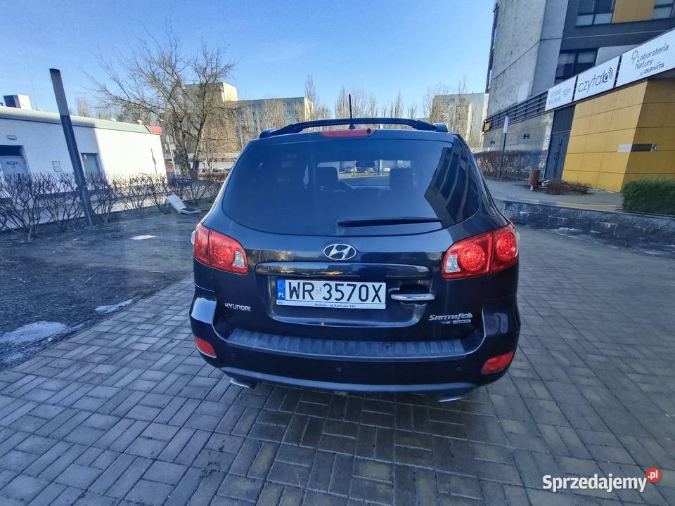 Syndyk sprzeda Hyundai Santa 2009 r nieuszkodzony Warszawa sprzedam