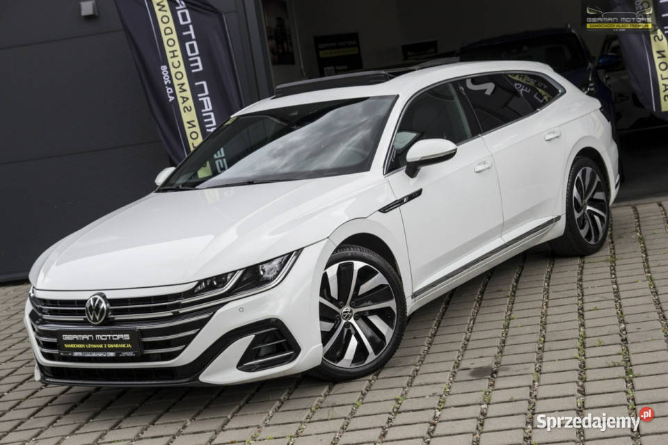 Volkswagen Arteon R line Matrixy Masaże Virtual biały Arteon