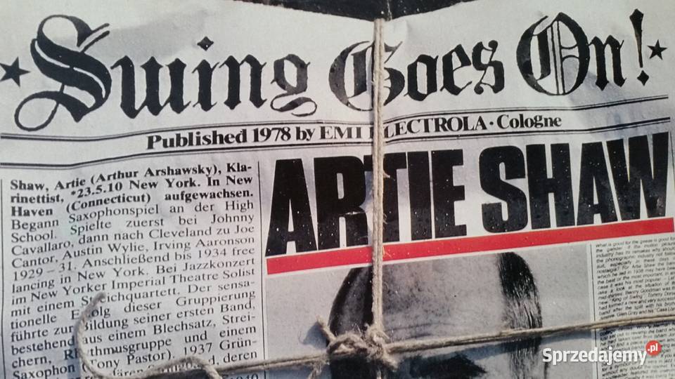 ARTIE SHAW SWING GOES ON Vol3 CapitolEMI lubelskie Puławy