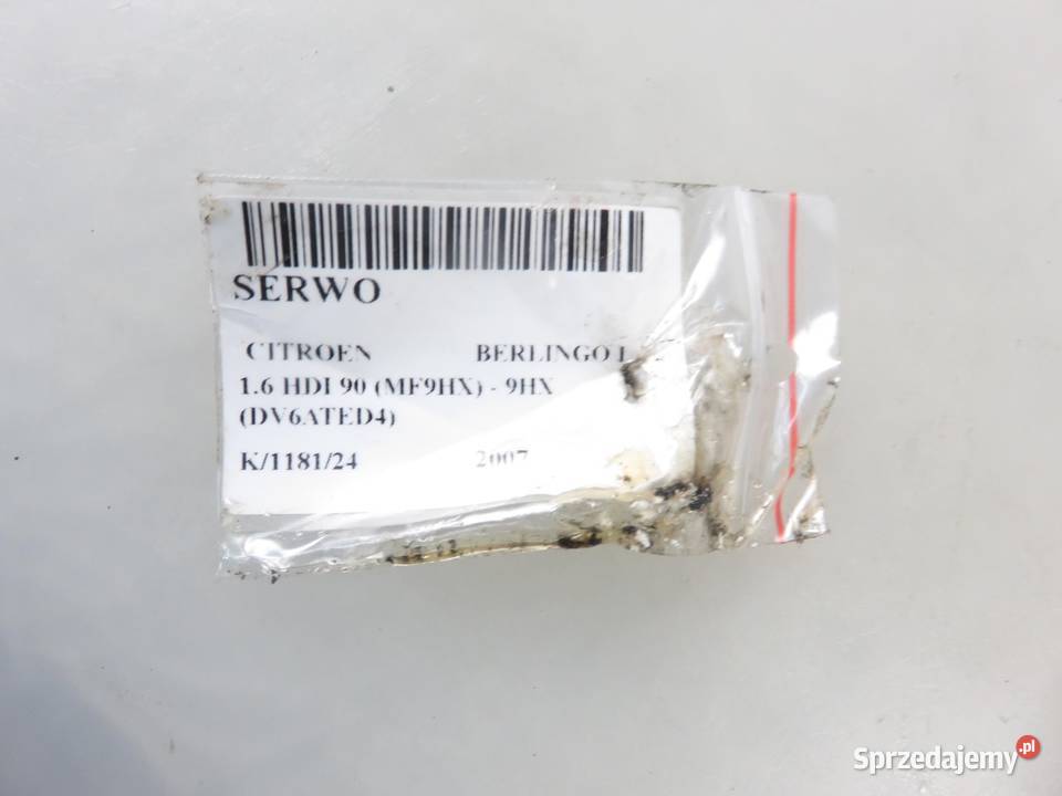 SERWO CITROEN BERLINGO I 16 HDI 9648370880
