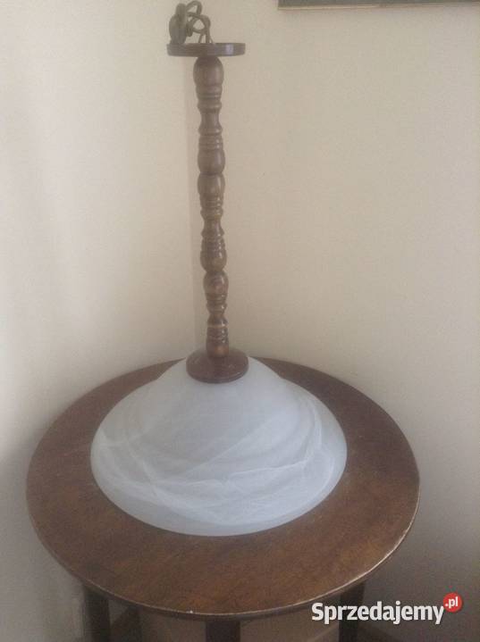 Lampa wisząca sufitowa ze szklanym kloszem Opole