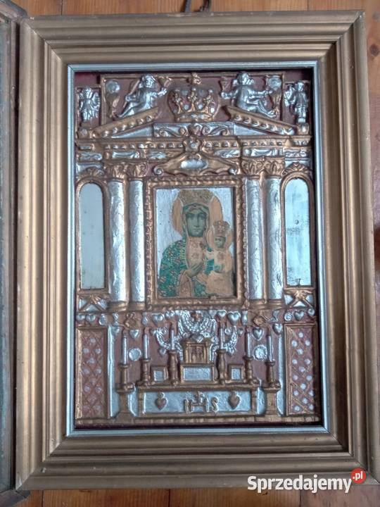 Obraz swiety polska sztuka ludowa Antyki małopolskie Gdów