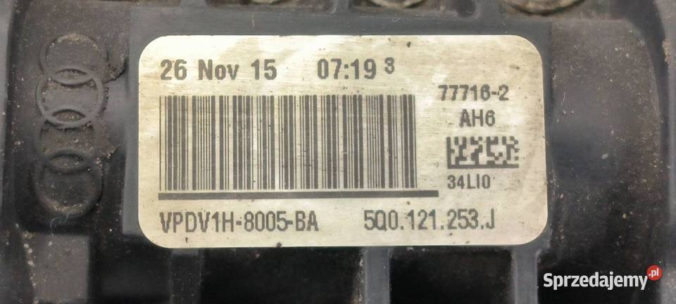 CHŁODNICA WODY VOLKSWAGEN PASSAT B8 RLINE Lipno