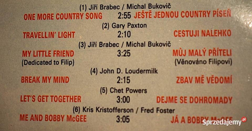 George Hamilton IV Jiri Brabeg Country beat 1983 płyta winylowa kujawsko-pomorskie Chełmno