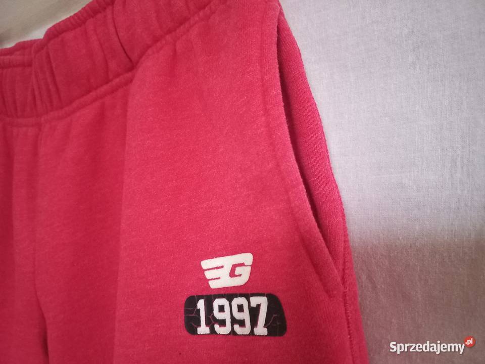 Spodnie Dresowe damskie Rybaczki r 38 Malinowe Białystok