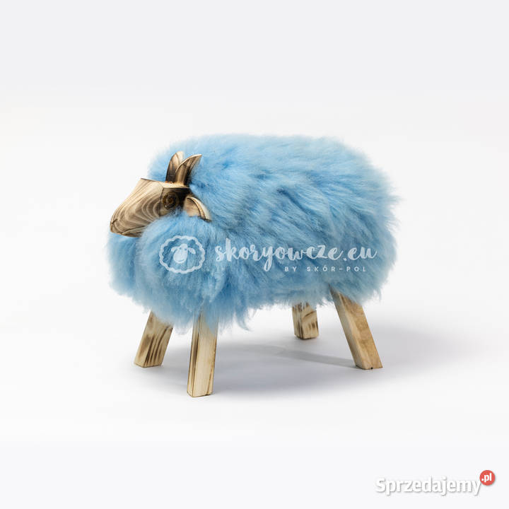 Krzesło baranek dekoracyjny jasno niebieski niebieski Szaflary