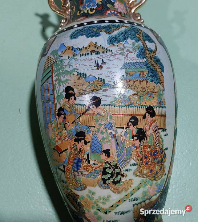 Stary wazon motyw japoński chiński lata 60te wys Rokity sprzedam