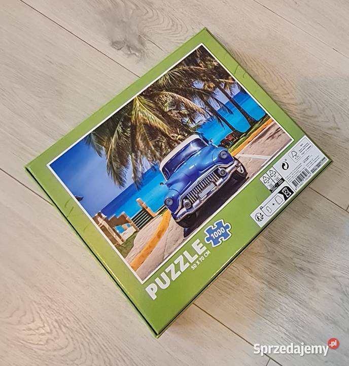 Puzzle Auto 1000 sztuk 8 lat+ Łódź