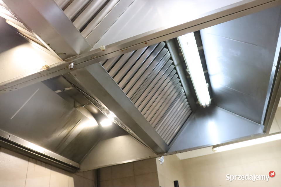 Duży okap gastronomiczny dwuczęściowy śląskie Pszczyna